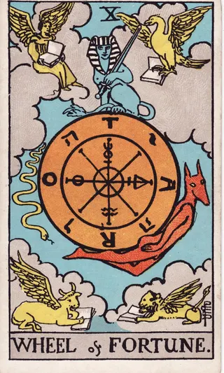 Tarotkarte Das Rad des Schicksals