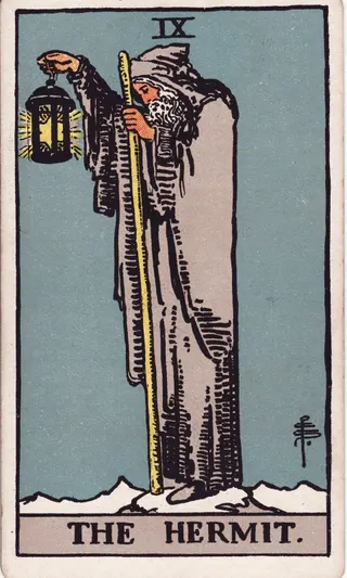 Tarotkarte Der Eremit