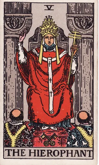 Tarotkarte Der Hierophant