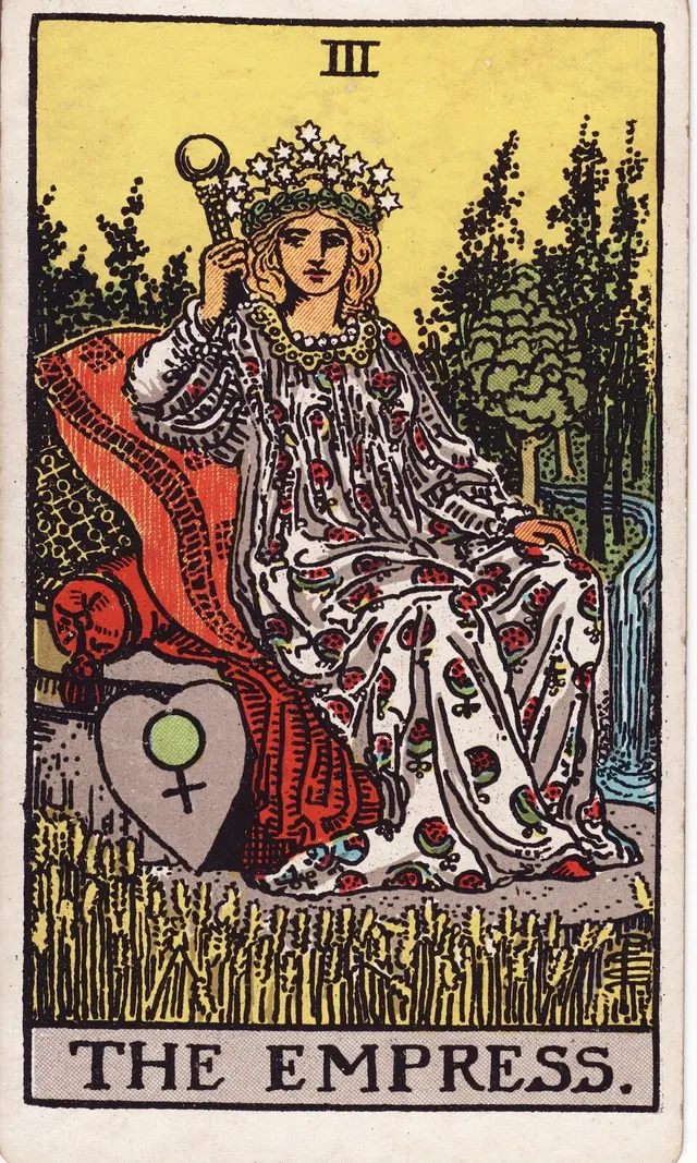 Die Tarotkarte Die Herrscherin aus dem Rider-Waite-Smith-Tarot