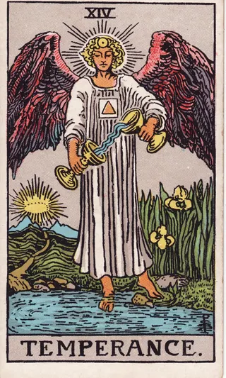 Tarotkarte Die Mäßigkeit